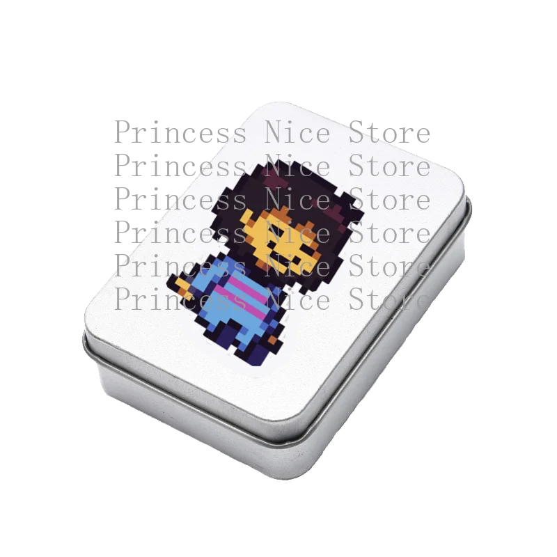 Kreatywny pojemnik na piksele Undertale, figurka z gry Frisk Sans Papyrus, organizer na karty, ozdoby na biurko, rekwizyty niespodzianki, dekoracja, prezent