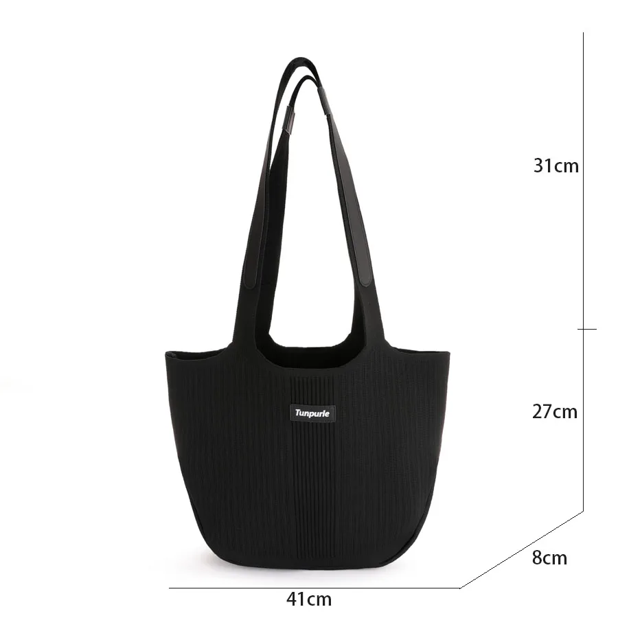 Fashion Women\'s Tote Bag Simple Shoulder Bag Large Capacity Casual Women\'s White-collar Commuting Shopping Bag