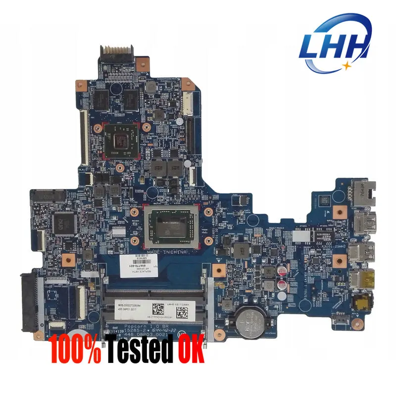 

448.08P03.0021 MAINBOARD for HP 17-Y Laptop Motherboard with A6-7310 DIS R5 2GB A8-7410 A10-9600 DIS R7 4GB