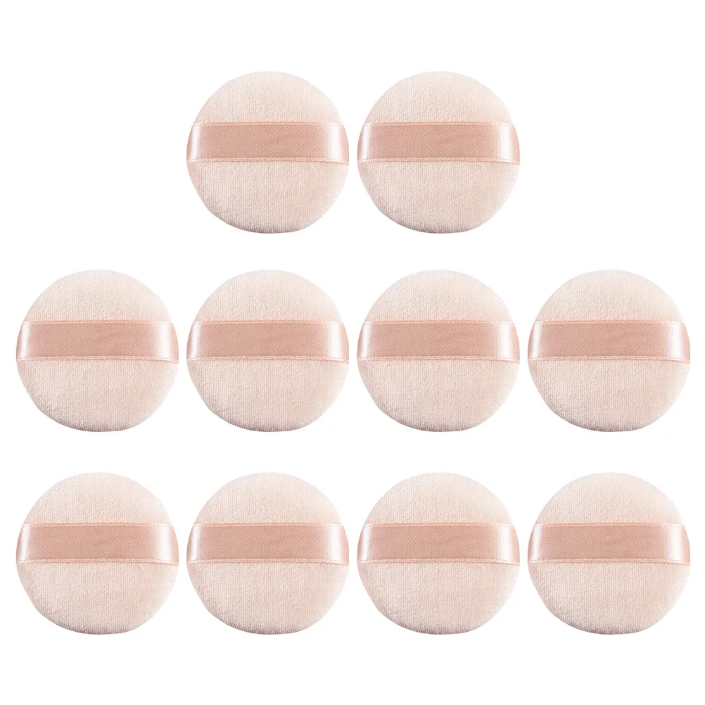 10 pezzi di cipria in polvere, materiale premium, strumenti per il trucco dal tocco liscio, necessità per le donne, idea regalo in polvere