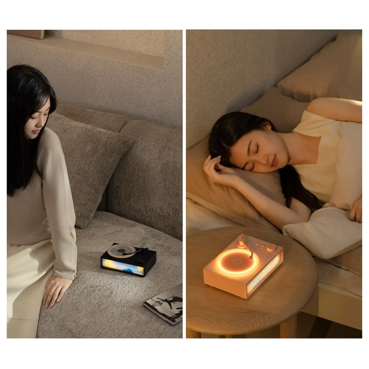 

Популярный ретро Bluetooth-динамик с диффузором для ароматерапии Ambient Light, B