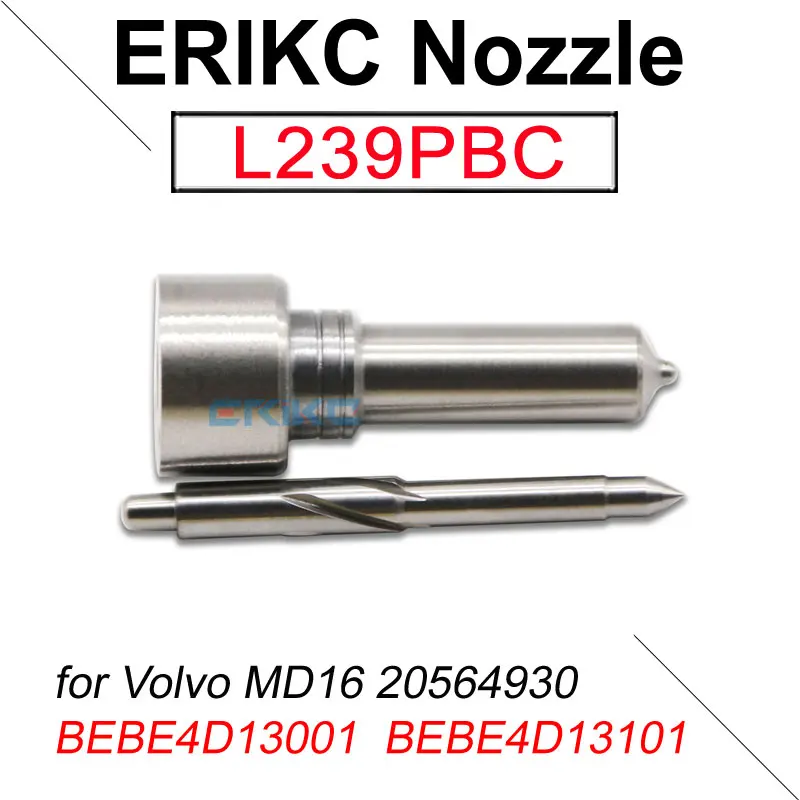 L239PBC Common Rail Fuel Injector Nozzle L239PBD Diesel Sprayer Atomizer For Delphi Volvo MD16 20564930 BEBE4D13001 BEBE4D13101