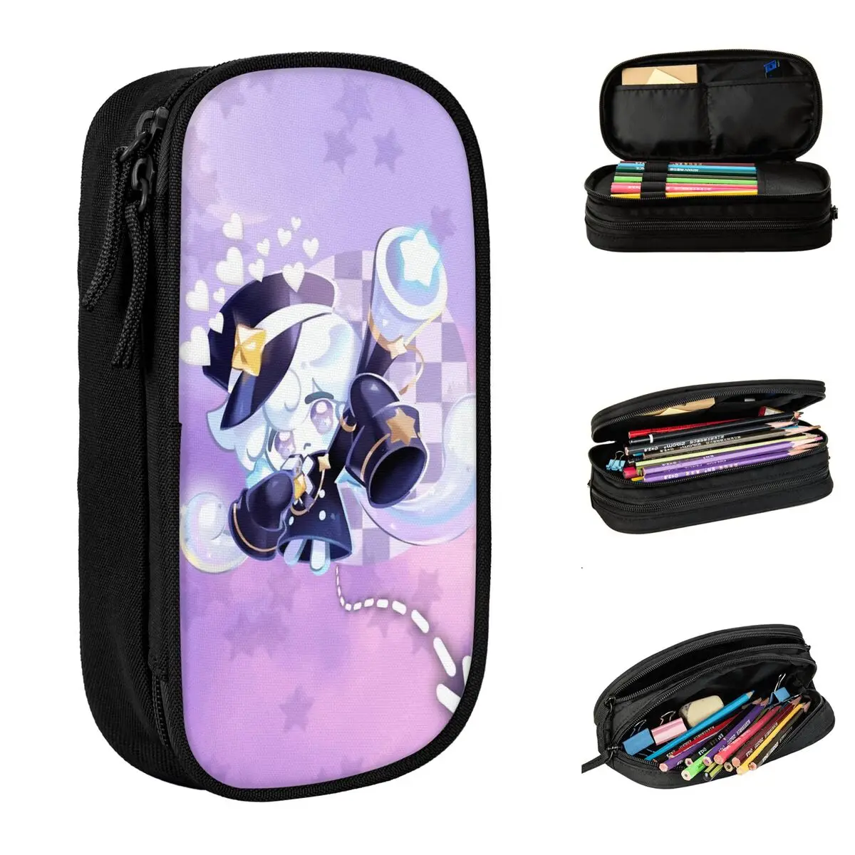 

Cookie Run Kingdom Pencil Case Boy Girl Lovely Pencil Box Printed School Pencil Cases Stationery Gift Idea