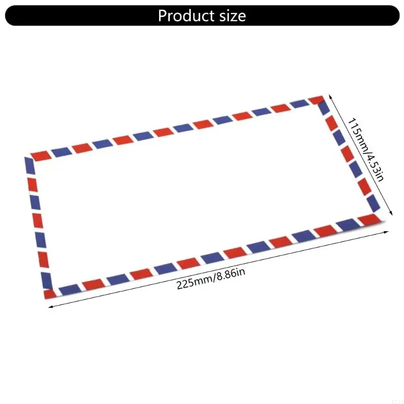 5/15/20pcs Envelope 115x225mm Airmail Envelopes for Banquets