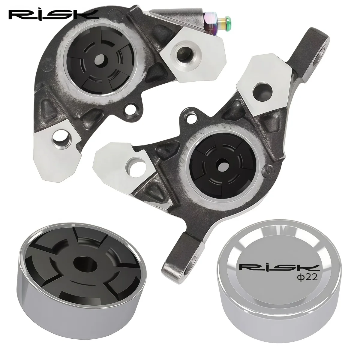 AliExpress SUNTNUR RISK Titanium Disc Brake Caliper Pistons With Seals For SHIMANO SLX XT XTR M9020/M9000/M9100 Road R7070/R8070/R9170/RS785/RS805