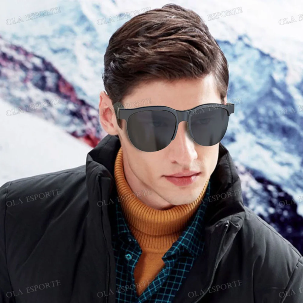 1/2/3 قطعة النظارات الذكية بلوتوث دعوة الموسيقى في الوقت الحقيقي الترجمة صوت مساعد التحكم المضادة للأشعة فوق البنفسجية النظارات الشمسية 2025 النظارات الذكية #5