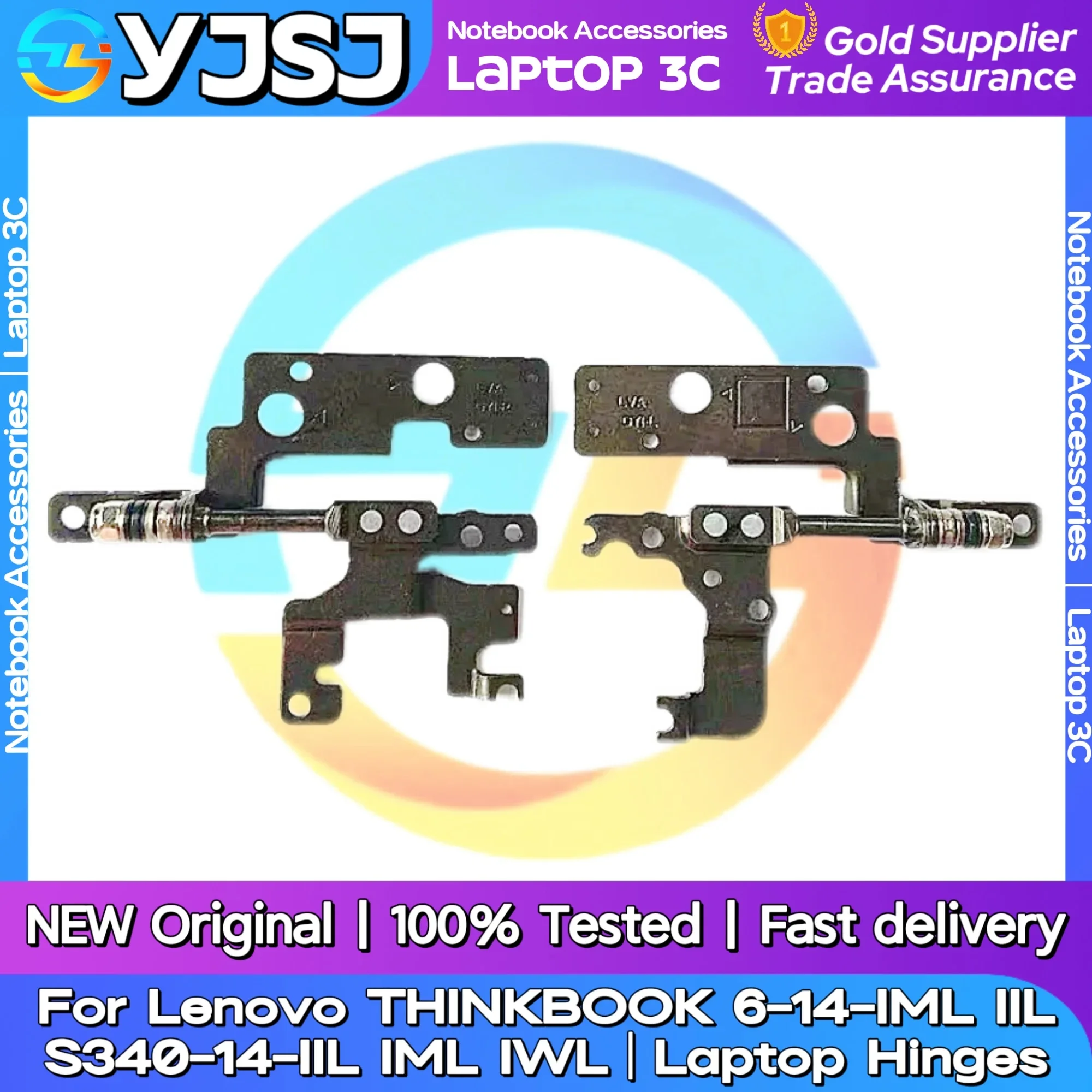 

New Original Laptop Hinges For Lenovo THINKBOOK Wei 6-14IML 6-14IIL S340-14-IIL S340-14IML S340-14IWL LCD Screen Hinge LCD shaft