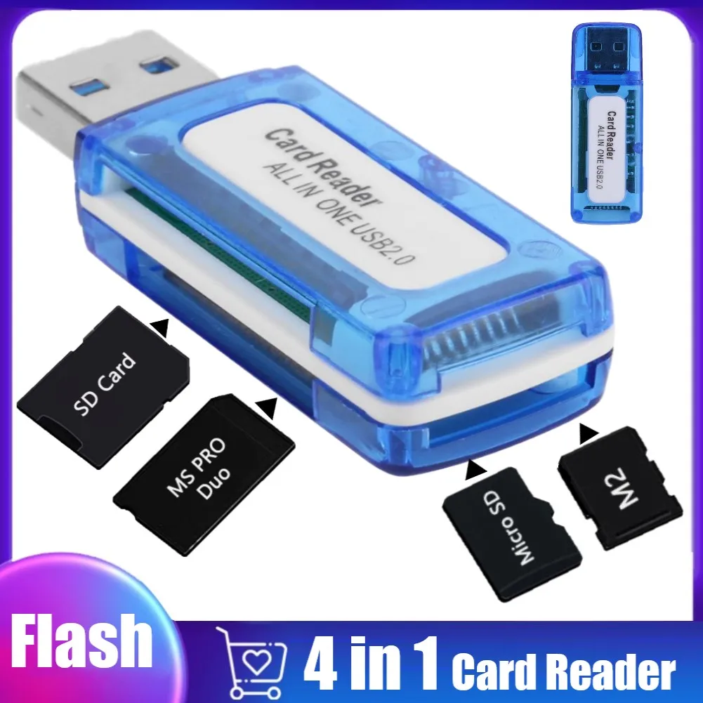 Letto USB Memory Card 4 in 1: La Soluzione Universale per Tutti i Tuoi Dispositivi