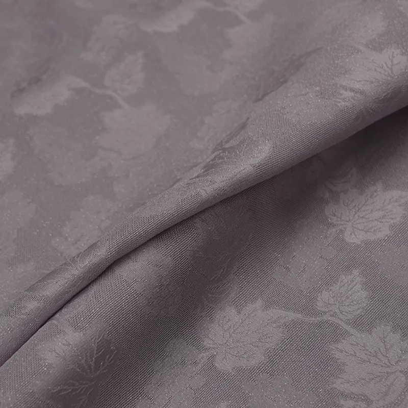 New Chinese-style upper garment Hanfu cheongsam and waistcoat fabric made of silk flower ivy