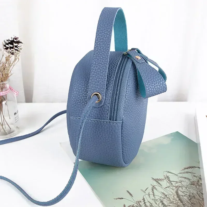 Petit sac à main rond pour femmes, sac à main pour filles, sac de messager initié mignon, sacs à main de beauté, sac litchi, mode