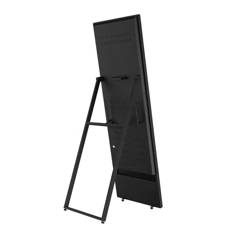 Publicitaire Floor Standing Digital Poster Advertising Player Touch Screen for Elevator Airport Shopping Mall Wayfinding Welcome