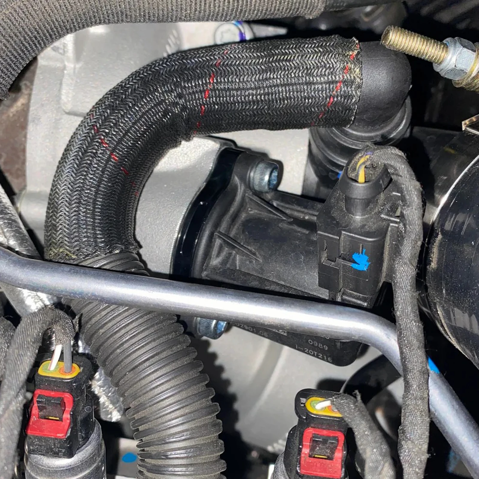 فاصل صمام تفجير جوي من BEVINSEE لسيارة Audi A3 8V/A4 B9/A5 TT Q5 RS3، لسيارة VW للجولف R Base 2.0T لقاعدة GTI 2.0T