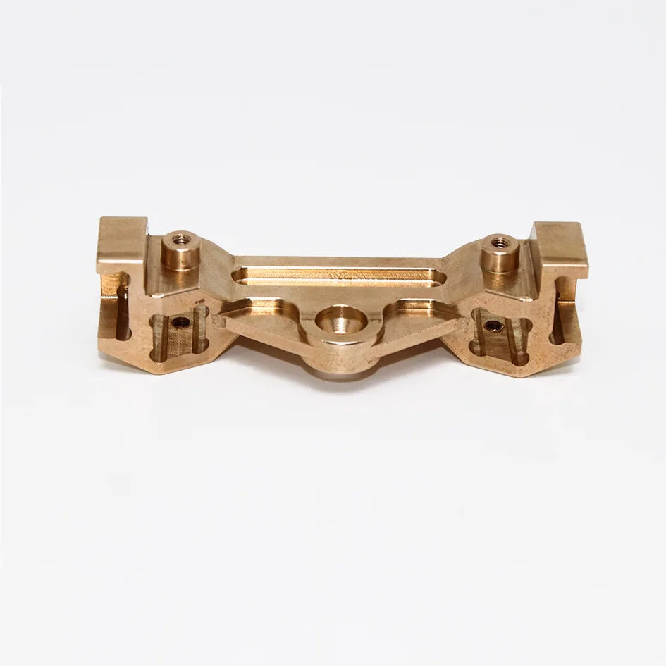 FBIL-Metal Brass Front Bumper Mount For 1/10 YK4102 YK4103 1/8 YK4082 Yikong RC Crawler Car Upgrade Parts Accessories