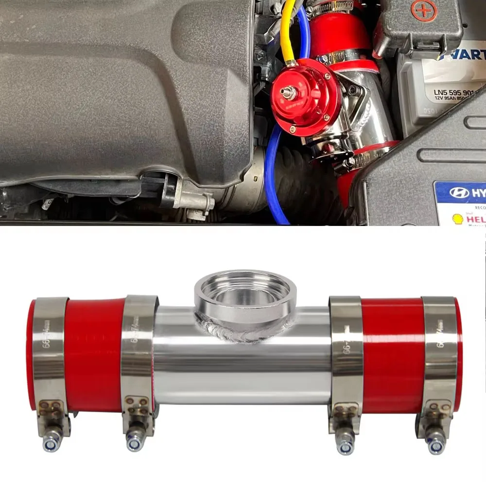 

2.5inch/63mm Straight Flange Adapter & Silicone Hose & Clamp for TIAL TYPE RS/S 35PSI BOV 50mm