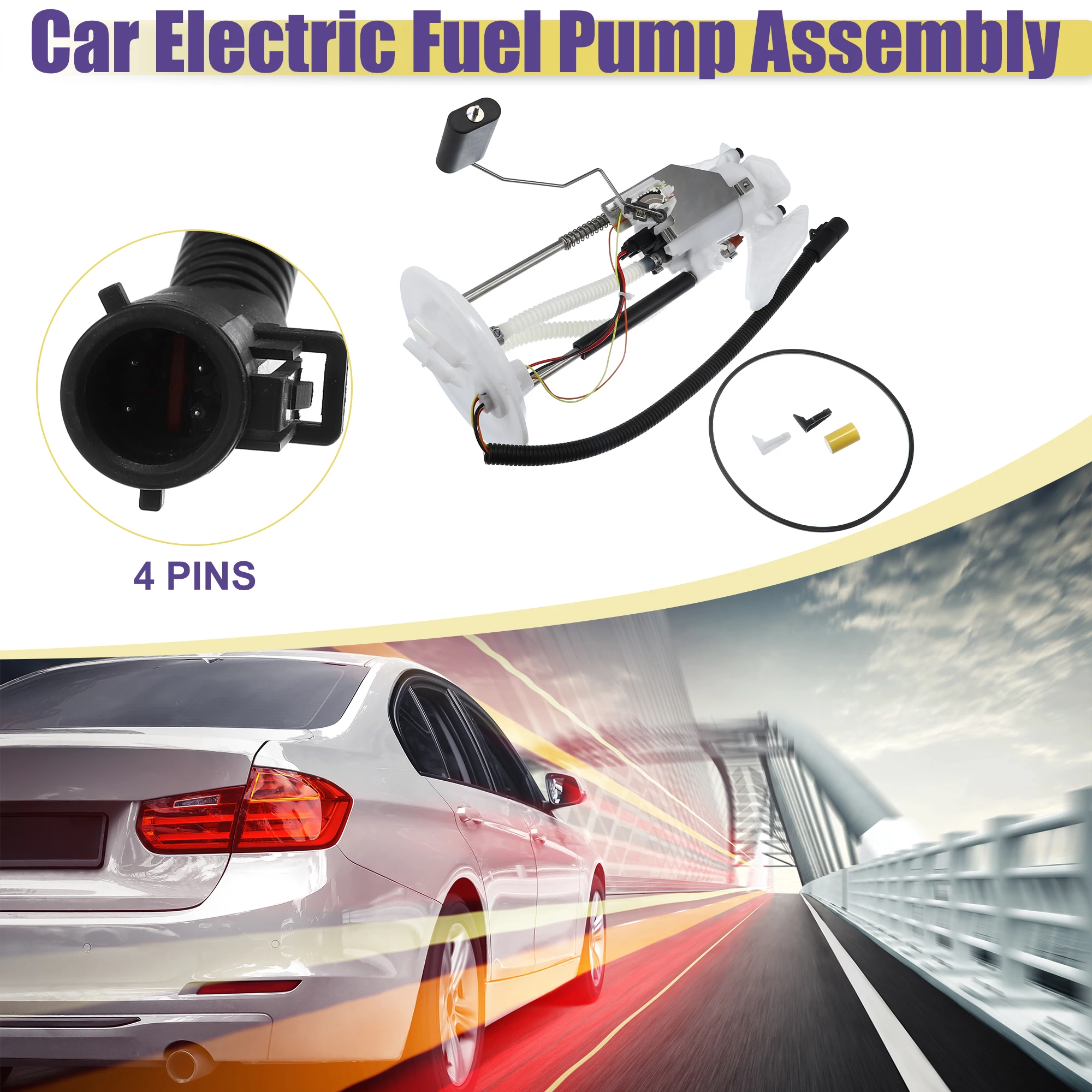 

Сменный модуль электрического топливного насоса X Autohaux, подходящий для Lincoln Navigator 5.4L 2003-2004 No 2L7Z9H307AA — упаковка из 2 шт.