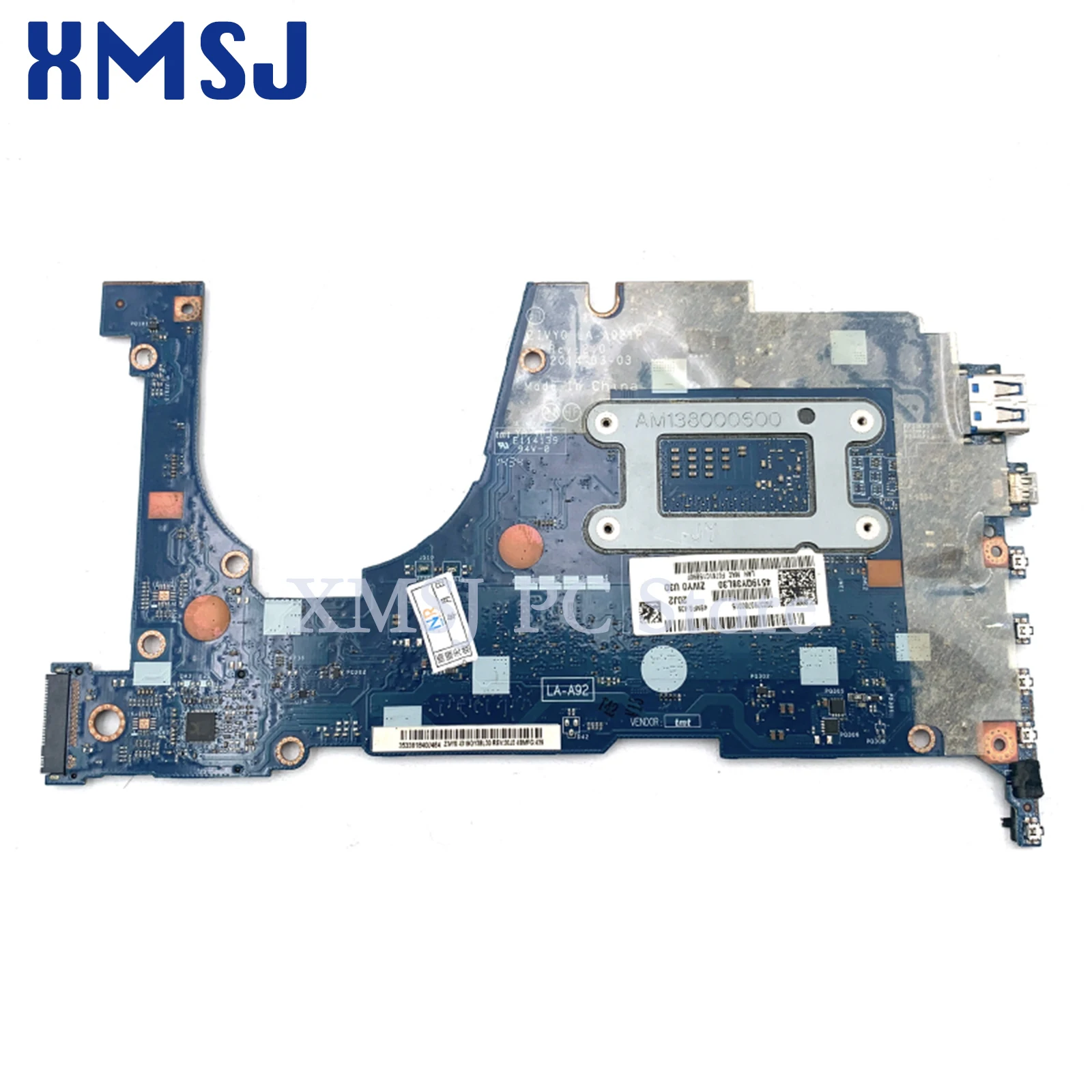 XMSJ For Lenovo Yoga 2 13 Laptop Motherboard SR1EB I7-4510u CPU 8GB RAM ZIVY0 LA-A921P 5B20G55982 5B20G55983 Main Board