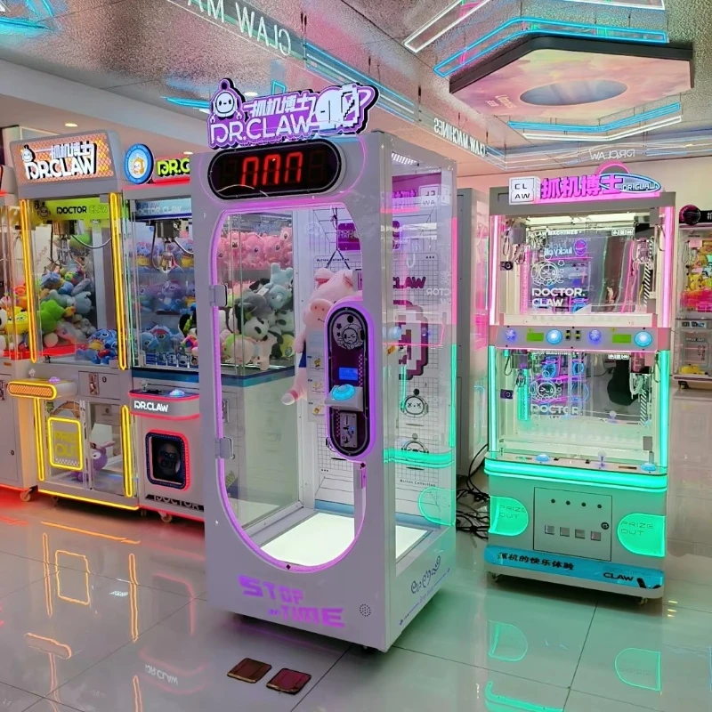 10 Seconds Challenge Gift Cutter Arcade Game Ten Seconds Challenge Prize Machine is suitable for commercial