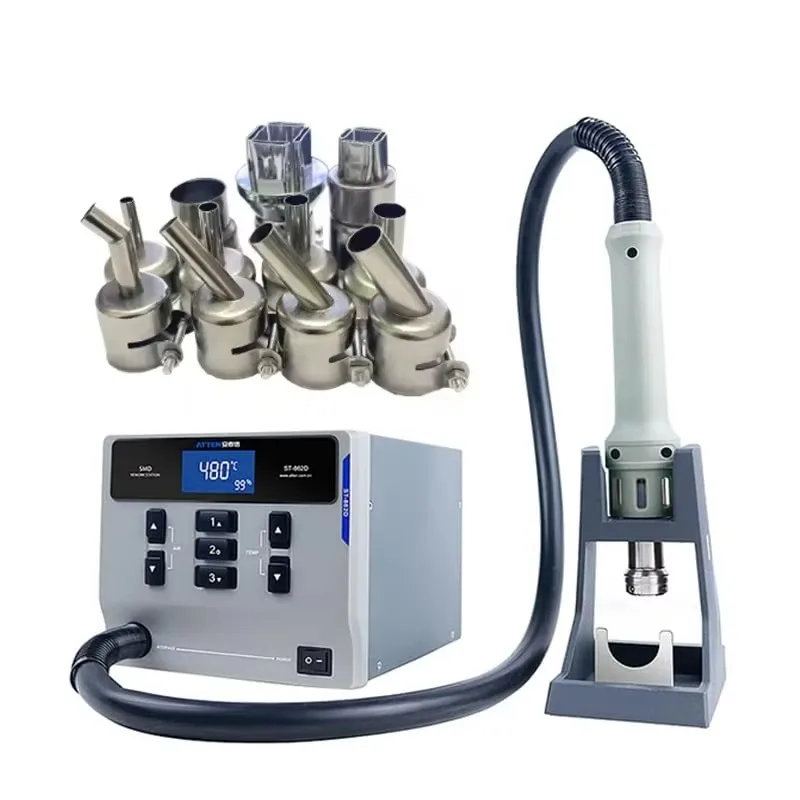 

ST-862D Soldering Station 1000W Hot Air Gun Digital Lead-Free BGA Rework Automatic Sleep Desoldering Repair Tools