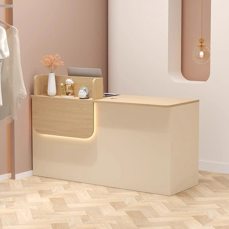 

Wood Drawer Reception Desks Design Minimalist Restaurant Reception Desks Beauty Salon Shop Comptoire Accueil Trendy Furniture