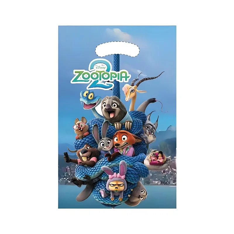Zootopia 2 حقيبة غاري جودي الكرتون لطيف الشكل على الوجهين حفلة عيد ميلاد الإبداعية هدية الحلوى شنطة هدايا تخزين جائزة عملية #4