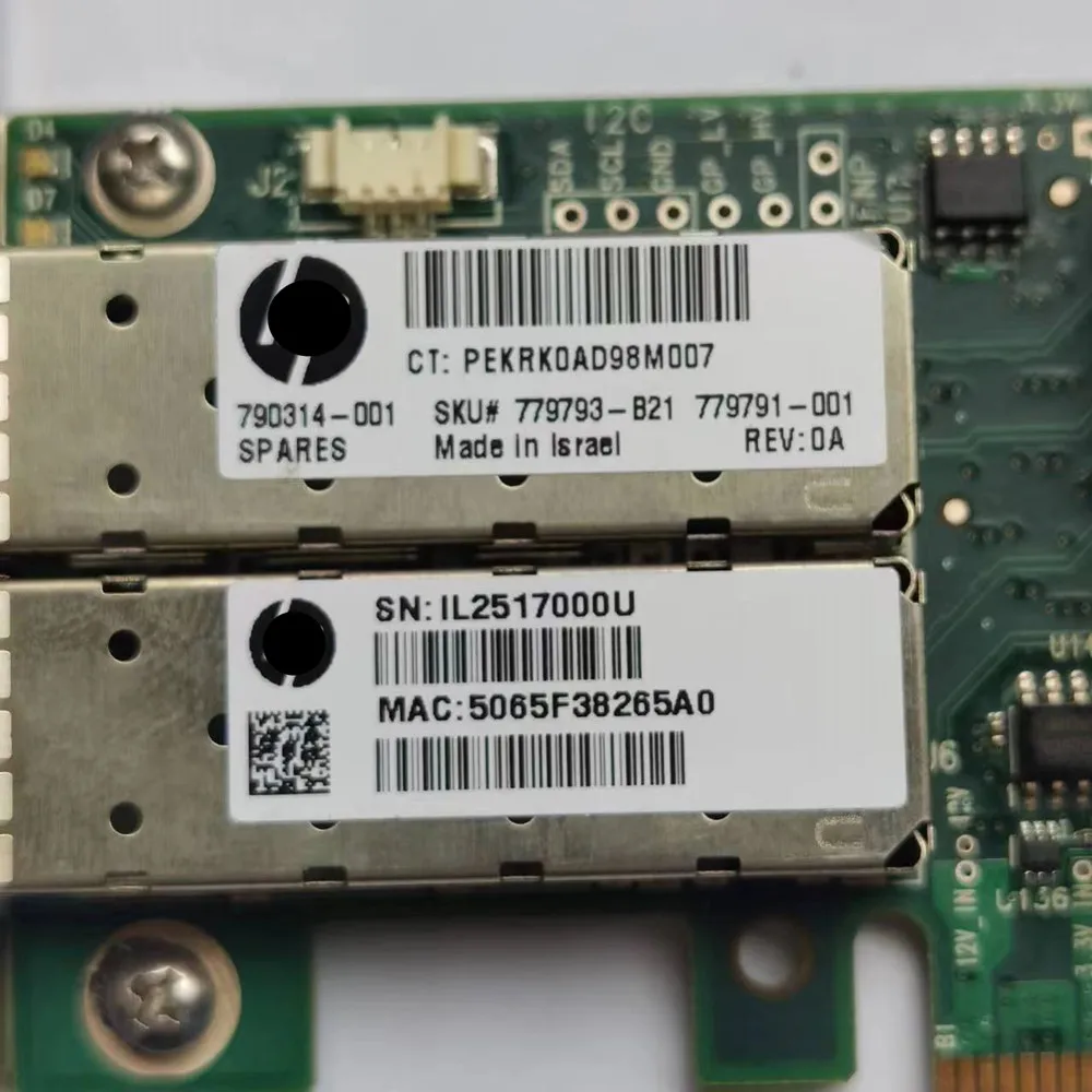 TT For HP 546SFP + 546SFP CX312B 779793-B21 Ethernet 10Gb 2-port محول شبكة 790314-001 779791-001 شحن سريع