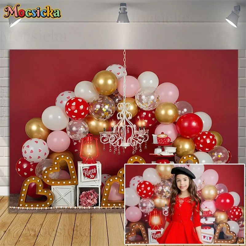 

Celebrate Love Valentine's Day Backdrops Kids Baby Birthday Cake Smash Photocall Props Child Adult Photography Decors Background