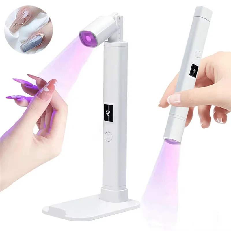 A27U Nieuwe Mini UV LED Nagellamp Portable UV LED Nagellamp LED Nageldroger Standlamp Nageldrooglamp Professionele Ultraviolet Nai