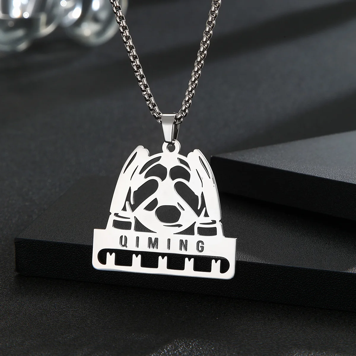 

Cxwind Нержавеющая сталь индивидуальное имя футбольная подвеска-цепочка ожерелье для мужчин и мальчиков ювелирные изделия футбольные аксессуары спортивный любовник подарок на день рождения