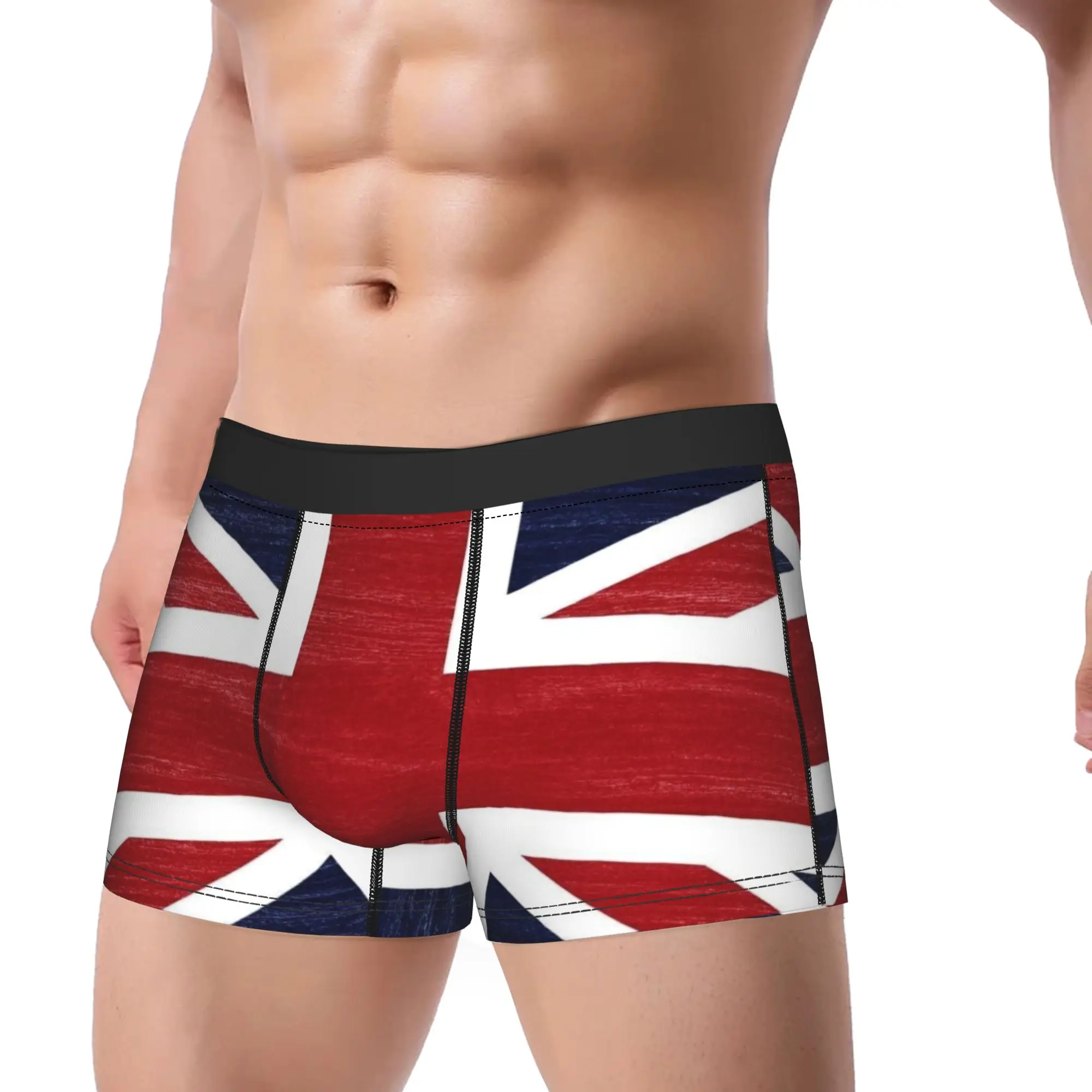 Union Jack British Flag United Kingdom British Pride Accessories Boxers Shorts Humor Underwear  Boxer Pants Gag Gifts For Men