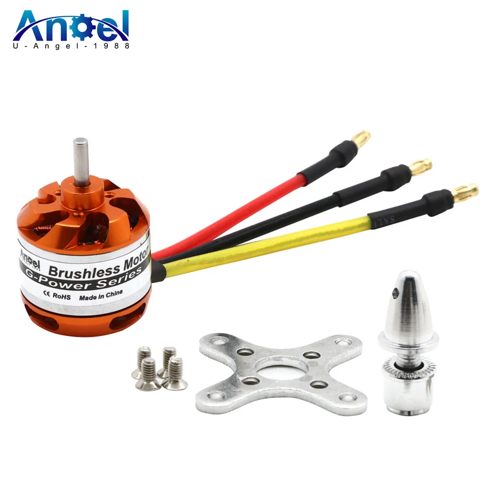 D2826 Brushless Motor 930KV 1000KV 1400KV 2200KV For RC Aircraft Plane Multi-copter Brushless Outrunner Motor