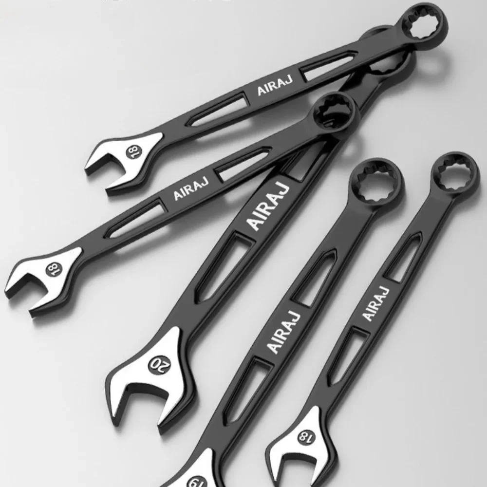 High Carbon Steel Box Wrench Set Professional Automotive Maintenance Rotating Ratchet Wrenches Multifunctional Hand Tools