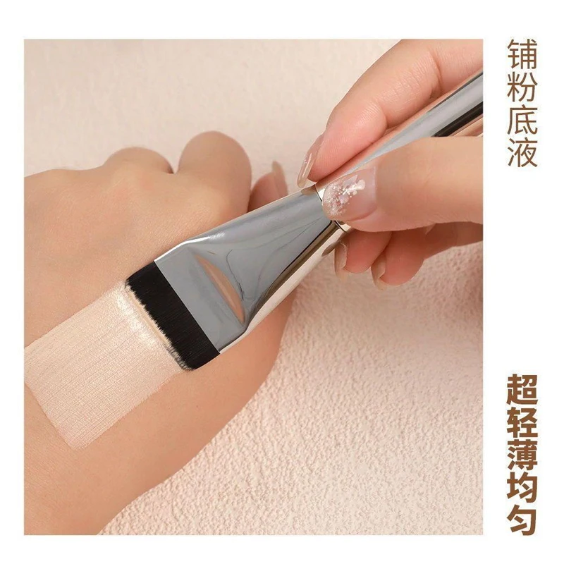 Nuevo brocha para base, brocha de maquillaje coreana, brocha ultrafina para máscara de una sola línea, brocha correctora, brocha para base