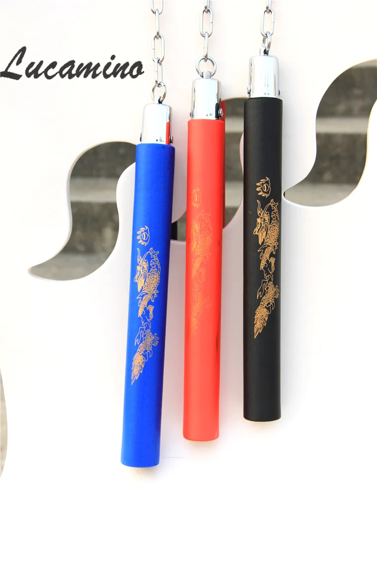 Black Dragon Chinese kung fu/martial arts/artes marciais/wing chun foam nunchakus selfdefence weapons wushu practice equipment