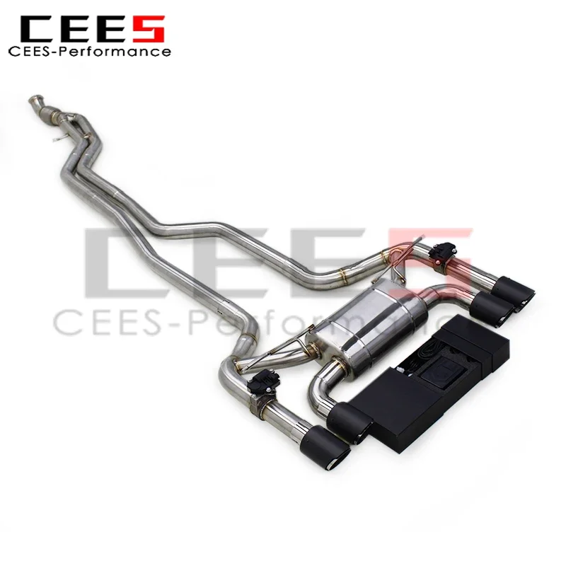 CEES Catback Exhaust for BMW M2 F87 3.0T 2014-2018 Car Escape Exhaust Pipe  Stainless Steel Tuning Muffler System Assembly