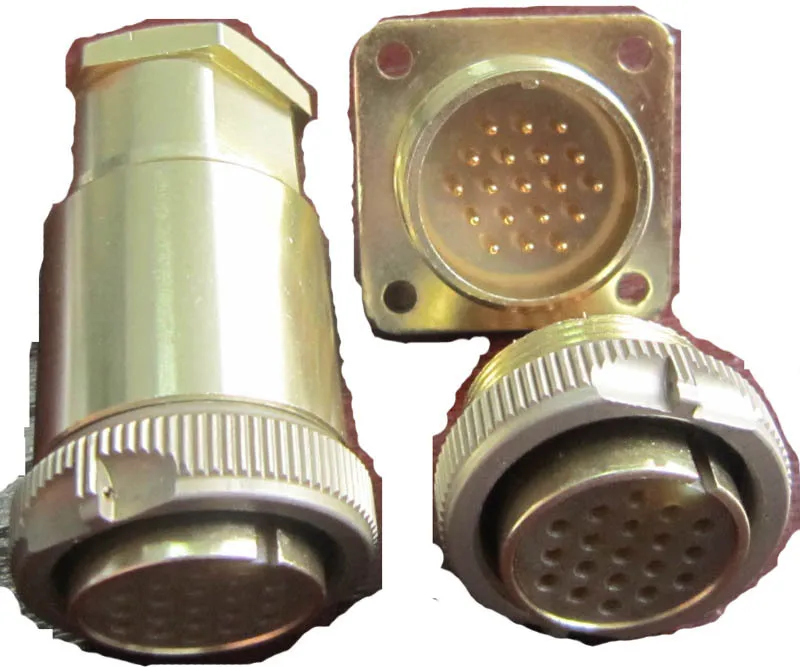 

PC-19TB core series circular electrical connectors that comply with Russian standards, high-density multi-core aviation plugs