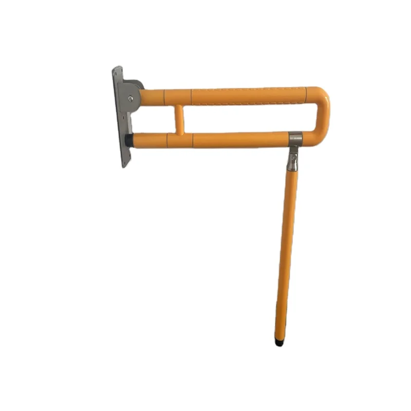 

Heating stainless steel up and down flip bathroom u-shaped toilet armrest folding disabled safety armrest