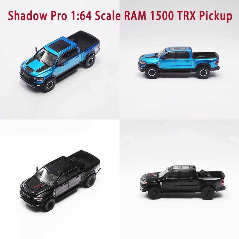 

Литой под давлением Shadow Pro масштаб 1:64 RAM 1500 TRX ‌ Пикап из сплава, имитация модели автомобиля, коллекция сувенирных дисплеев, орнамент, подарок для автомобиля