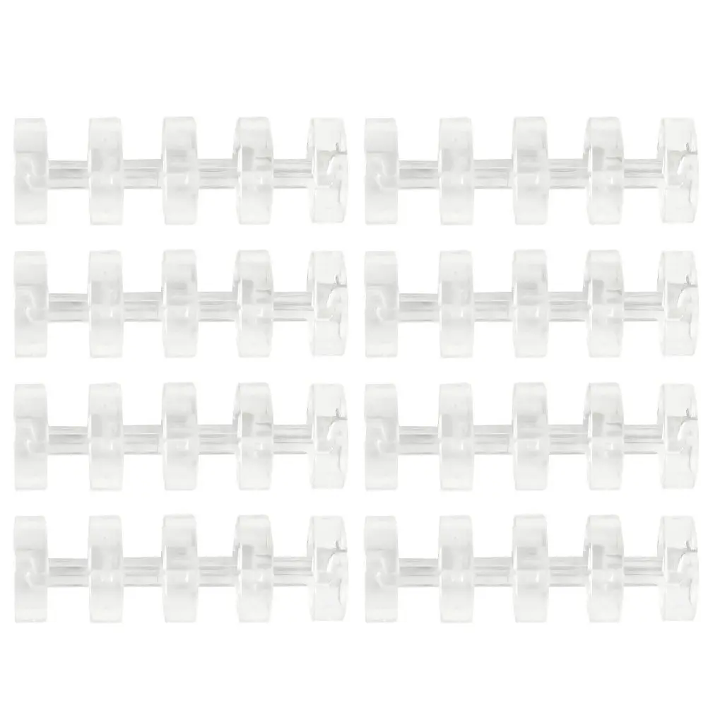 

Набор из 8 высококачественных кольцевых пружин для переплета на 5 отверстий, сегментированные зажимы для скрапбукинга, многофункциональные канцелярские принадлежности