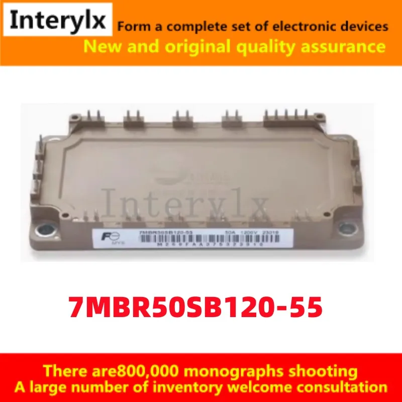 1Pcs/Lot 7MBR50SB120-55 7MBR50SB12055 Motor power inverter IGBT power module 50A1200V