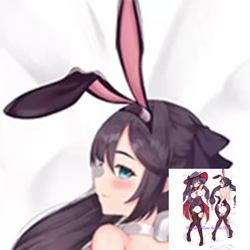 

Dakimakura Anime Pillow Cover Mona Double Sided Print Life-size Halloween Christmas Decoration