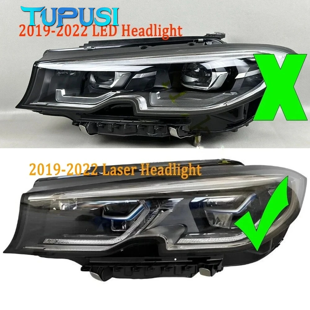 For BMW 3 Series G20 Laser Headlight Yellow Lemon Angel Eyes DRL Boards for 2019 2020 BMW G21 320i 330i M340 Amber Daytime Light