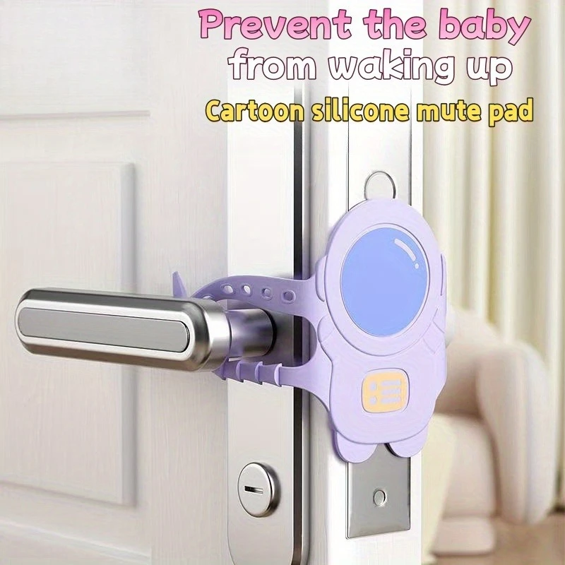 Door Silencer Door Latch Cover Quiet Close Pads to Reduce Slamming Noise for Baby Nursery Cushion to Prevent Door from Slamming