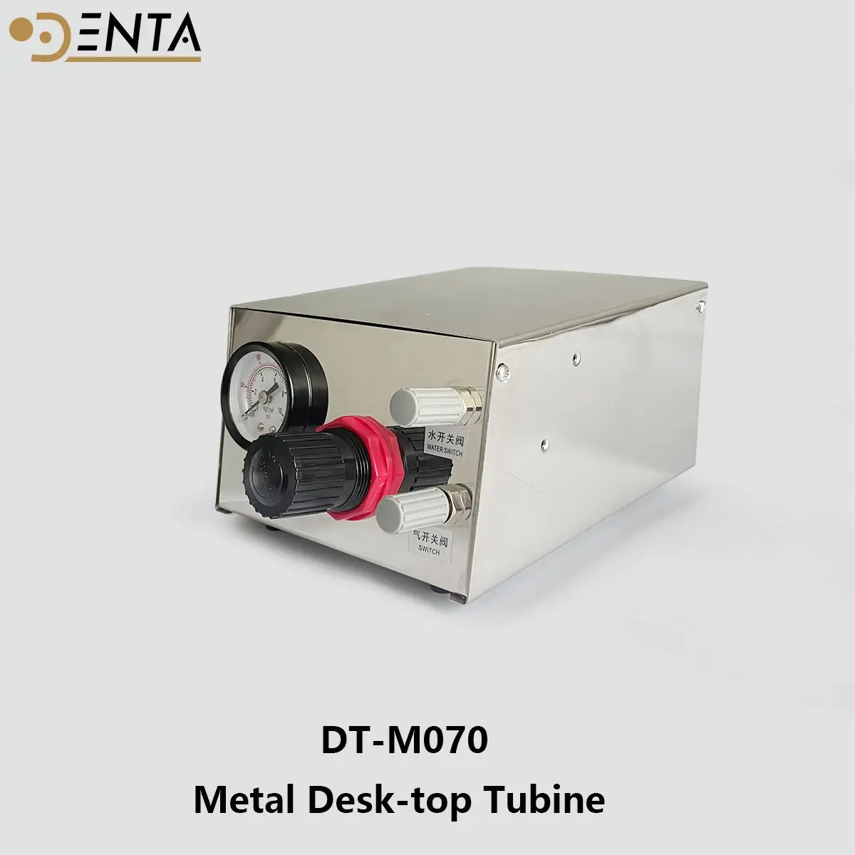 Metalen Desk-top Tandheelkundige Draagbare Turbine Werk met Luchtcompressor 3-weg Spuit 2/4 Gaten Tanden Whitening Tandheelkundige UITRUSTING