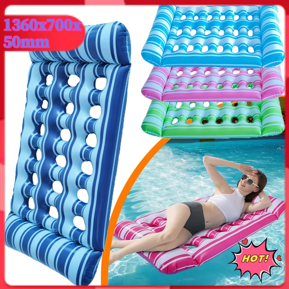 

Надувной плавающий матрас для плавания, летний водный гамак для взрослых, кресло для морского плавания, кольцо для бассейна, вечеринки, шезлонга, кровать