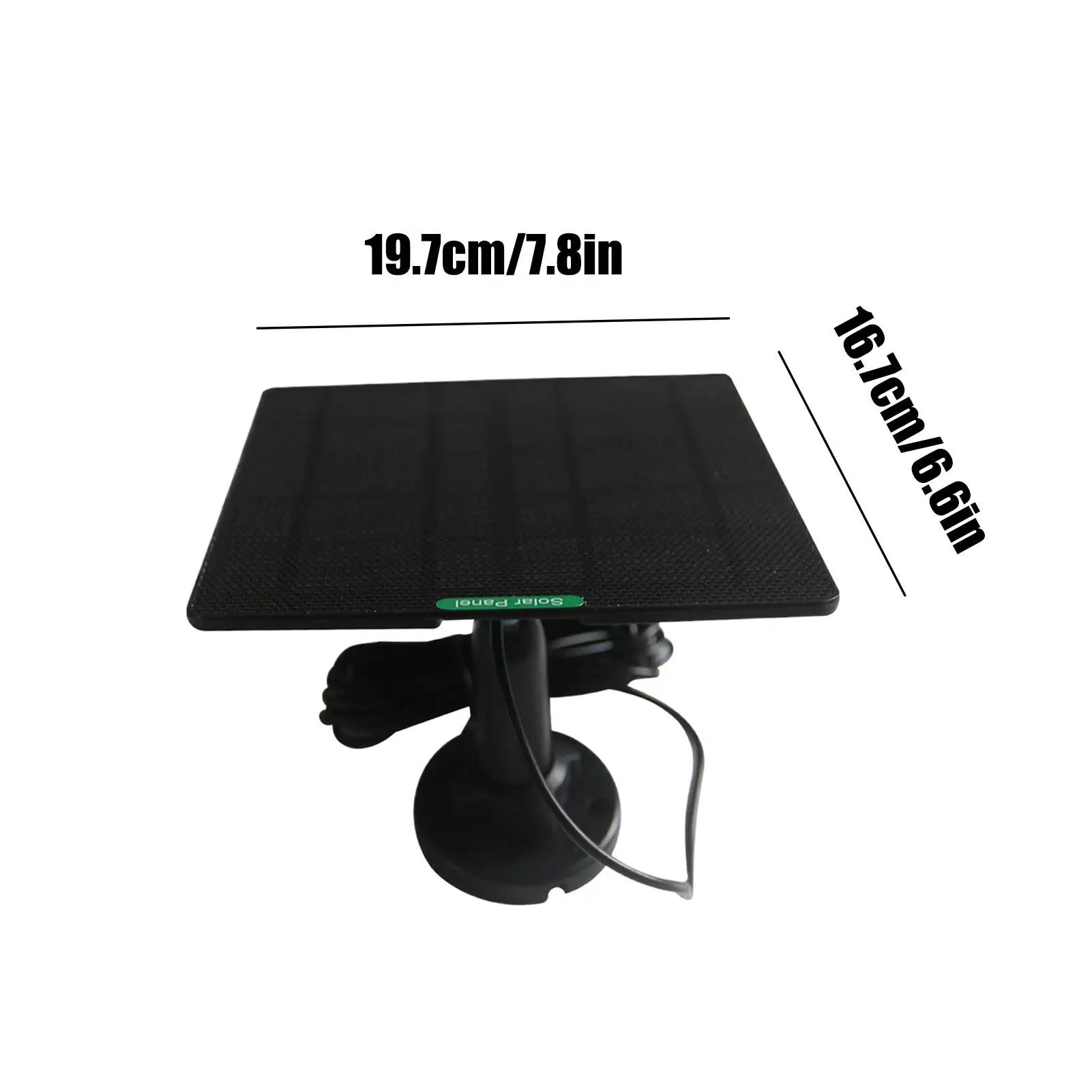  Doorbell Solar Charger  Video Doorbell Charger 50w Camera Charging Panel Door Bell Accessories for Daily Hot Weather view 6