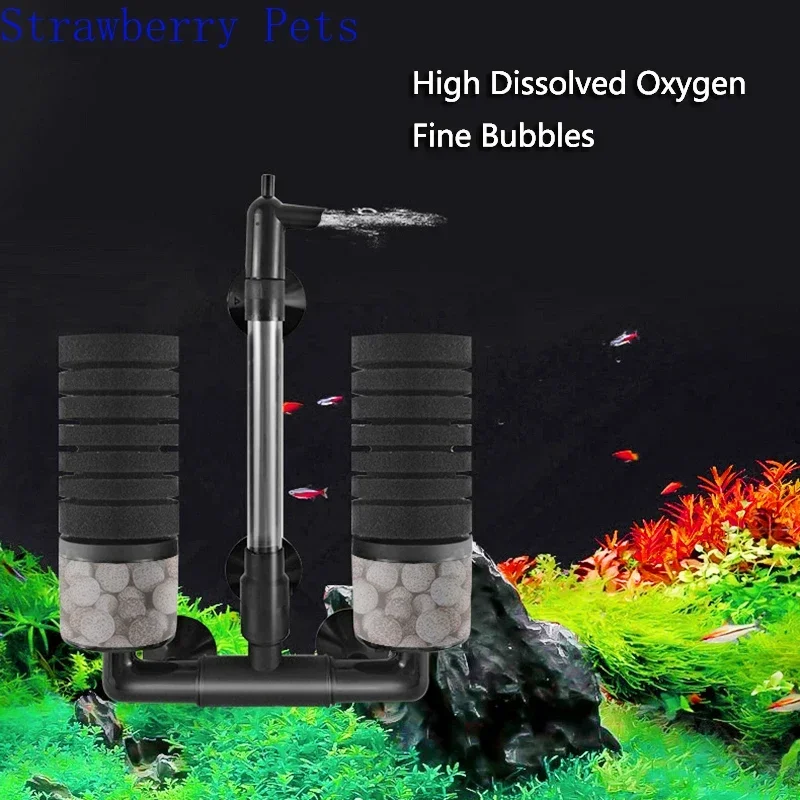 Nuevo Filtro de acuario para acuario, bomba de aire para pecera, espumadera, filtro de esponja bioquímica, Bio filtros para acuario, Filtro Aquario