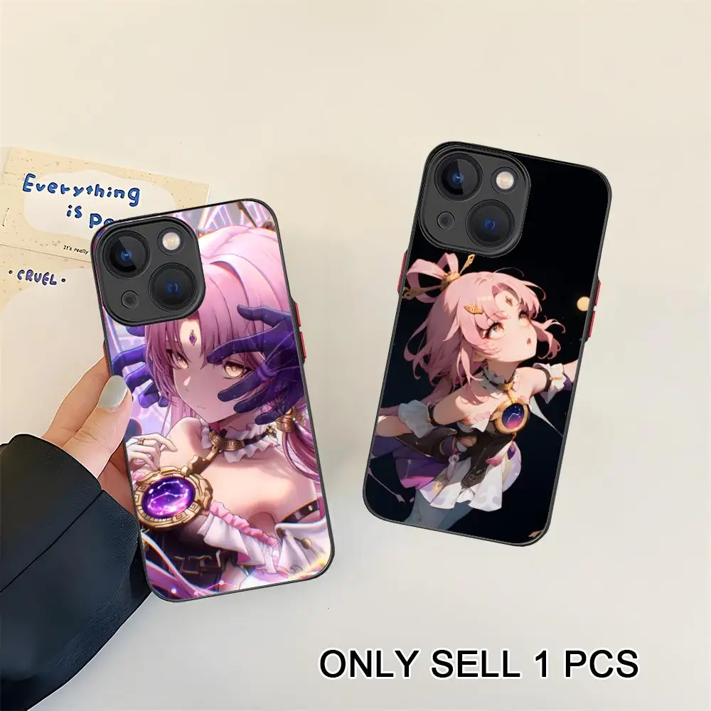 

HSR Fu Xuan Phone Case for iPhone 17 16 15 14 13 12 11 X XR XS Air Pro Max Plus Mini Skin Feel Cover