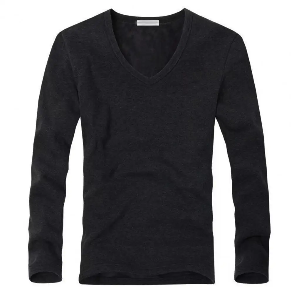Autunno inverno uomo intimo termico Top foderato in peluche caldo spesso O collo Stretch Regular Fit maniche lunghe maglietta Base maschile M-4XL