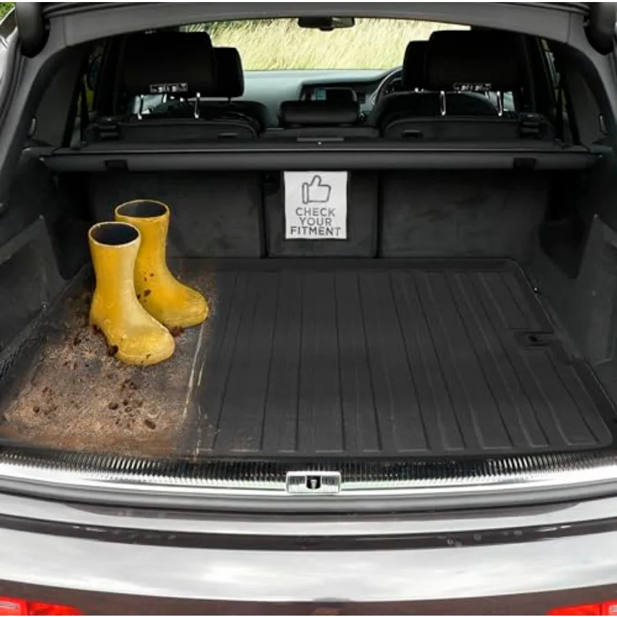 

Premium Cargo Liner for Audi Q7 2007-2015 - 100% Protection - Custom Fit Car Trunk Mat - Easy-to-Wash and All-Season Black Carg