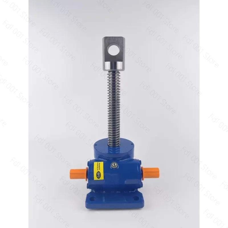 SWL1T/SWL2.5T Screw Rod Elevator Hand-Cranking Leading Worm Leading Screw Lift Manual Lifting Platform Handwheel Lifting Reducer